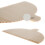 2 Pieces Wooden Pizza Peel Paddle Half Circular Design for Baking and Versatile Kitchen Use 5