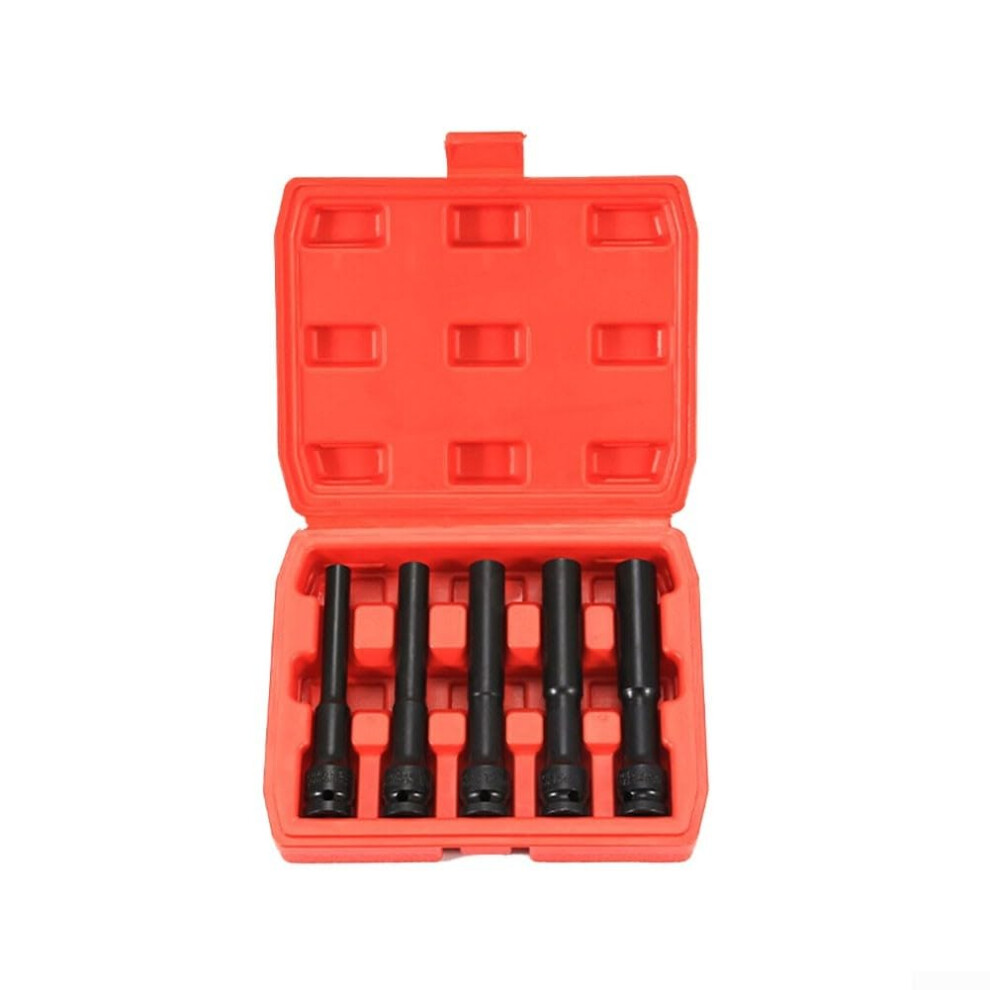 Extra Long 128Mm 1/2 Inch Drive Thinwalled Hex Socket Wrench Automotive Tight Spaces Electric And Manual Wrenches 5Pc 9382693924414
