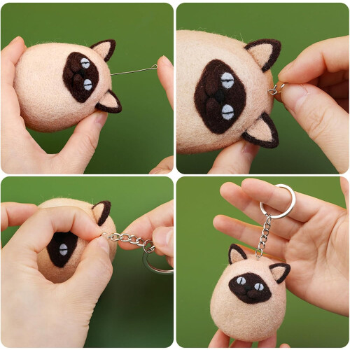 Handmade needle felting set for dolls, handcraft, handicraft tools 2