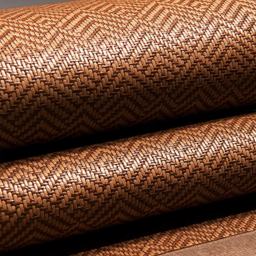 Cooling Summer Sleeping Mat, Foldable, Durable, Carbonized Bamboo, Ice Silk, DoubleSided, 1.8*2.0m 2