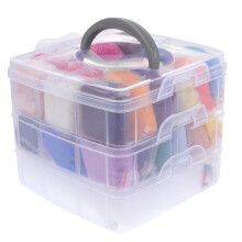 1 Box DIY Needle Felting for Beginners, Colored Felting Wool, Needles, and Tools for Creative Craft Projects with Kids and Friends for Handicrafts