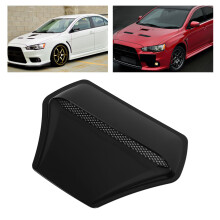 Mitsubishi Evo X Hochglänzende schwarze Haubenbelüftung Abdeckung