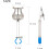 Clarinet Marching Lyre Iron Adjustable Trumpet Rustproof Music Clip Silver 2