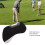 10 PCS Golf Iron Head Covers Set, Black, Durable Neoprene Protection 3