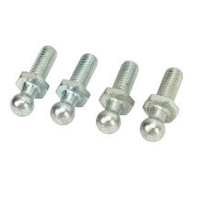 Robuste 4 Stück 10 mm Kugelstifte 5/16‑18 Gewinde für Fahrzeuge, Werkzeugkisten, Wohnmobile