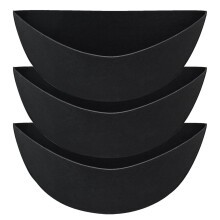 Felt Planter Liner 16 Inch SemiCircular Coco Replacement Basket Liner for Healthy Root Growth