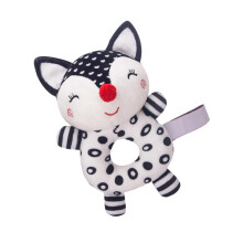 1 Piece Rattle Toy Hand Shake Bell Rattle Cartoon Design Music Educational for Toddlers Promotes Motor and Auditory Skills