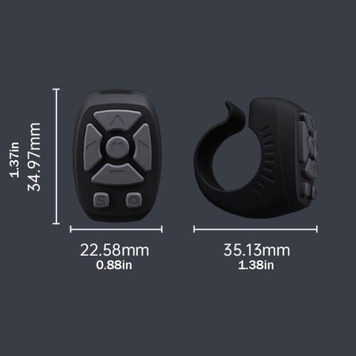 Fingertip Bluetooth Remote   Video Turner Remote Scrolling Page Bluetooth Y7I2 Scroller green 1pcs 1