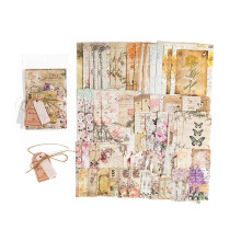 Decorative Scrapbook 100 Pieces Vintage Scrapbooking Materials Paper Combo Kit DIY Junk Journal Collage Photo Album Retro Background Paper