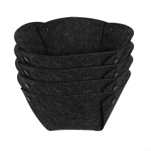 12 Inch Round Hanging Basket Liners, 4 Pack Coconut Coir Plant Liners with LeakProof Design for Garden Wall Flower Pots