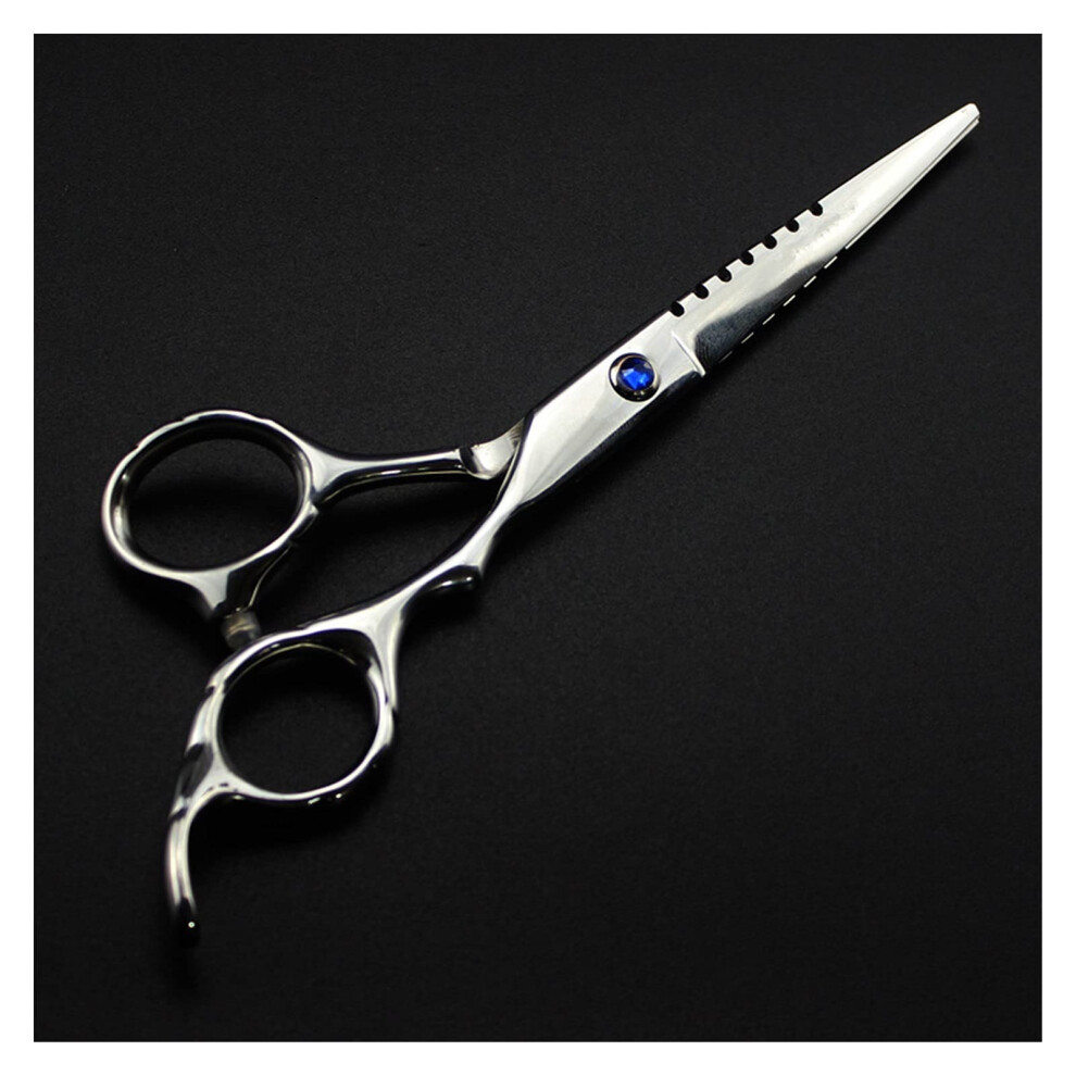 6 Inch Hair Cutting Scissors and Stainless Steel Thinning Shears with Ergonomic Grip for MultiPurpose Use