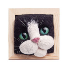 NonHostile Needle Felting Needle Felting Starter Kits with Colorful Wool Felting Needles Ideal for Arts Black
