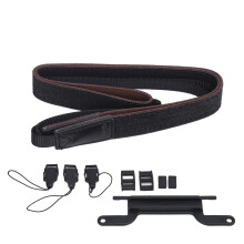 Genuine Leather Camera Strap Vintage Design With Soft Suede-like Fabric Secure Attachment System Adjustable Length For Mirrorless And Dslr Cameras