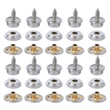 Kit de fixation pour toile, fixation sécurisée, finition soignée, ensemble de boutons-pression en acier inoxydable de qualité marine résistant