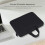 Bolsa protetora ultrafina para laptop de 15 polegadas, capa para notebook com design de alça dupla, estojo de transporte com cinto para bagagem e 5