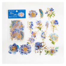 Decorative Scrapbook 30 Pieces Floral Stickers in Plant Style