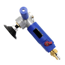Stone Polishing Machine Blue 4Inch Air Pneumatic Sander WaterFeed Wet Polisher For Marble Quartz Granite 14mm
