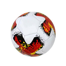 Durable size 5 soccer ball with machinestitched panels, PVC, soccer training, outdoor,