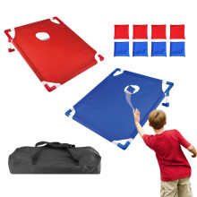 Cornhole Game Set, 22.8 x 20 Inch Foldable, Portable Lawn Toy for Outdoor Indoor Use