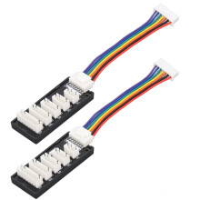 2 Stück Kunststoff-Balanceladeboard 2S-6S Adapter für Akku-Ladung