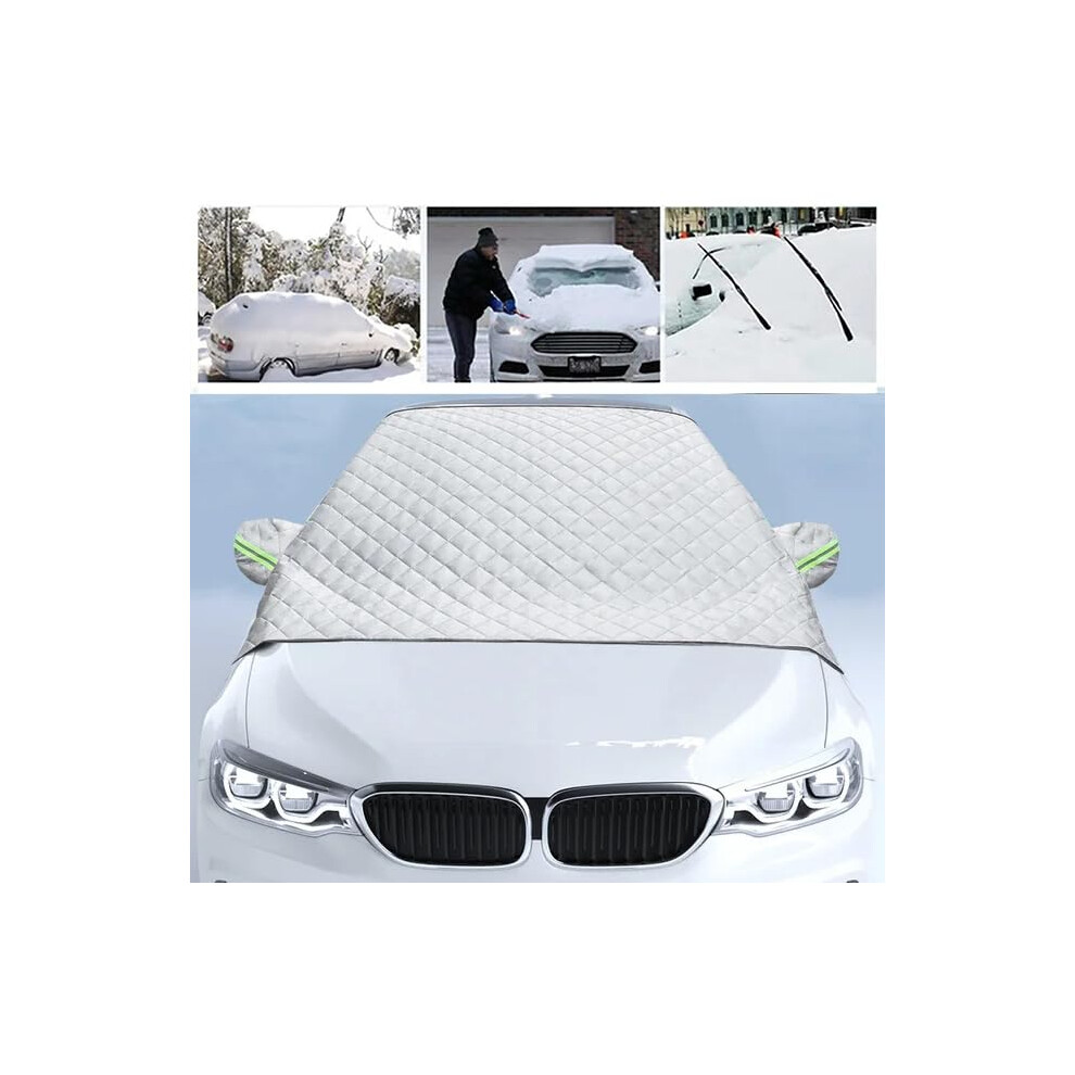 Winter Car Windscreen Cover 230X145cm For Hyundai Sonata Terracan Tucson Veloster Venue Veracruz, Four-Layer Snow Frost Protection 9426802750584