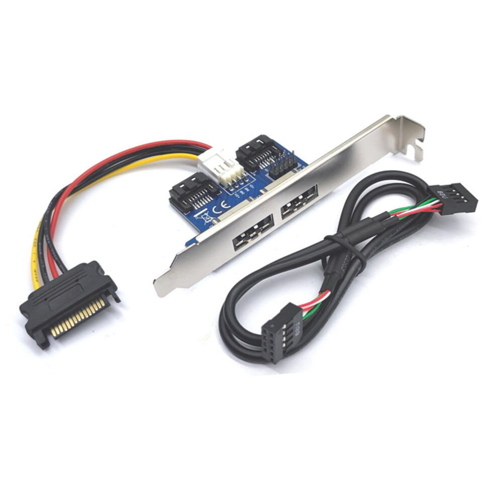 Power Over Esata To Sata Adapter Card With Speed Data Transfer And Dual Voltage Power Supply 9189345365928