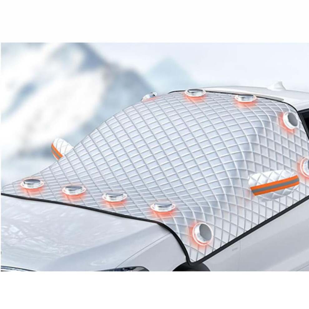 Car Windshield Snow Cover For Dodge Challenger 20082023, Magnetic Frost Ice Protection, Waterproof 9189345365959