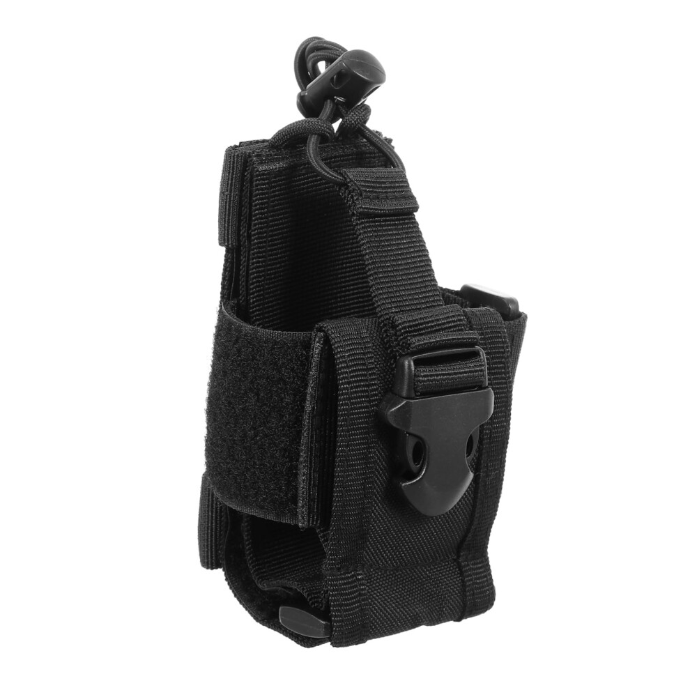 Radio Storage Pouch Versatile Bag Holder Adjustable Tactical Design Walkie Talkie Compatible Outdoor Camping And Hiking 9382693928023