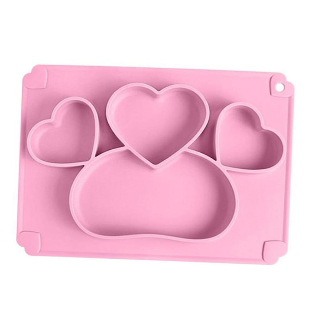 Training Silicone Feeding Bowl With Suction Base, SelfFeeding Divided, Odor Preventing, Food Grade, Easy To Clean