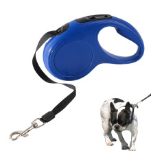 Retractable Dog Lead Ergonomic Comfort Handle Pull Stop Robust Safe Harness Lead for Hiking, Cycling, Camping, Travel Sports Activities