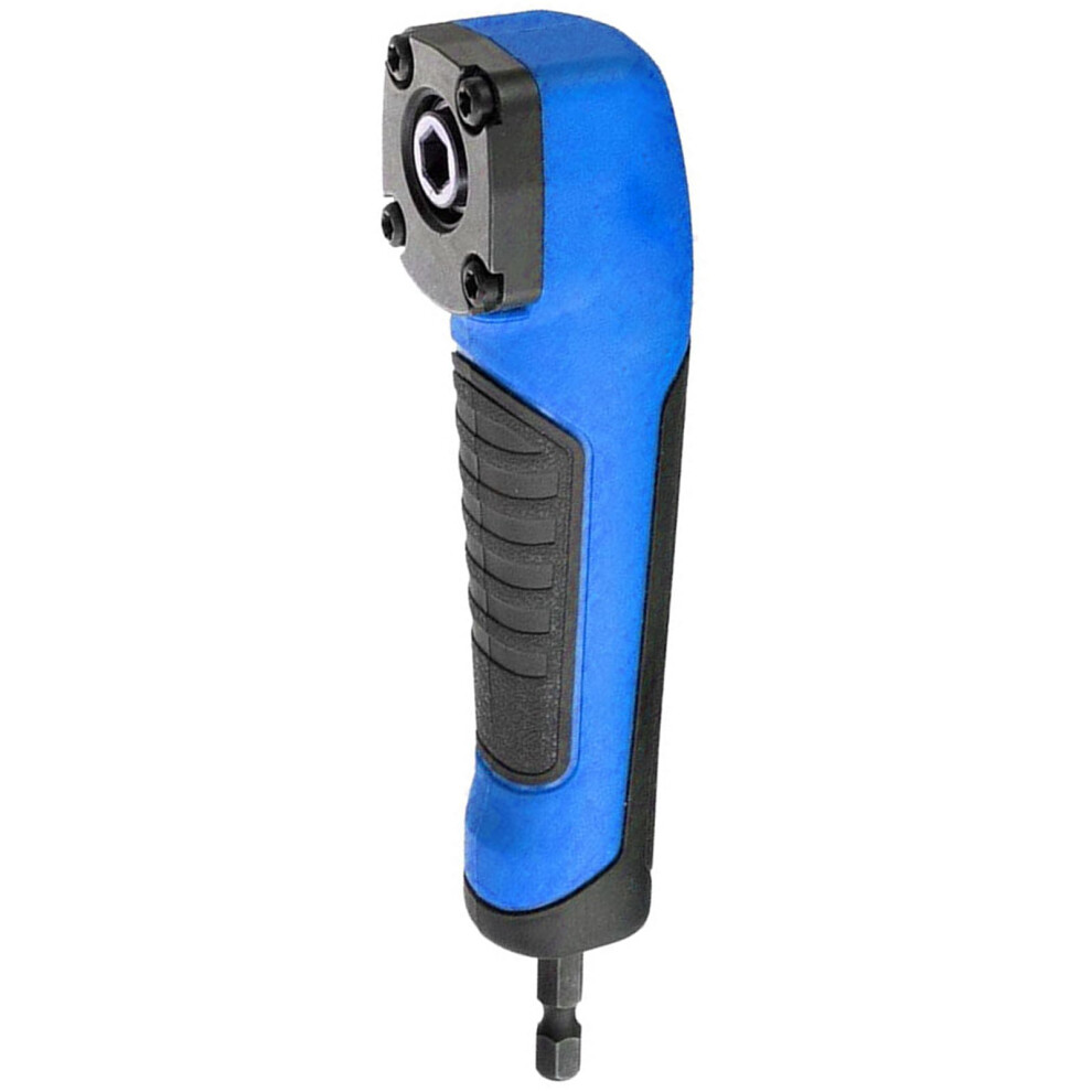 Multifunctional Electric Corner Screwdriver Torque 90Degree Rightangle Driver Drill Bit Adapter Fastener Clip Blue 9426802638868