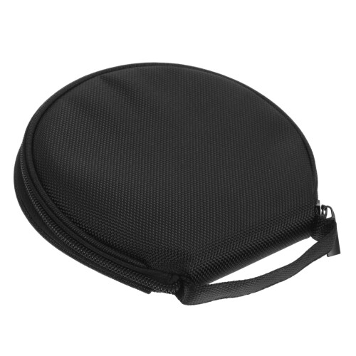 Capacity Round CD Case Oxford Storage Organizer For Car Travel DVD Disc Holder Space Saving Black