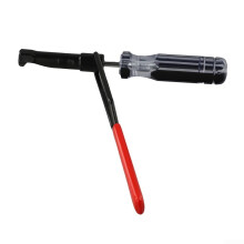 Stainless Steel Lock Nut Valve Adjustment Tool 12mm Slotted Valve Nut Socket For Japanese Car Engine Maintenance Black