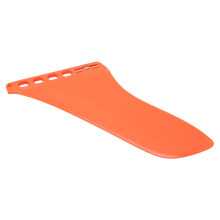 Single Fin PVC Orange Surfboard Tail Fin for Water Sports, 8.5oz