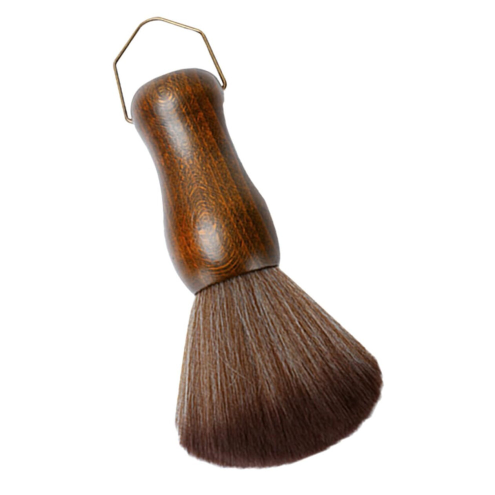 Unisex Neck Duster Brush Soft Bristles For Hair Removal Professional Hair Salon Cleaning Tool Hook For Barber Use And Haircut Cleanup