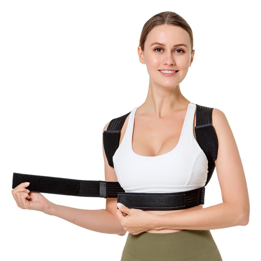 Posture Corrector Back Brace with Adjustable Belt Extenders for Men and Women Shoulder Support