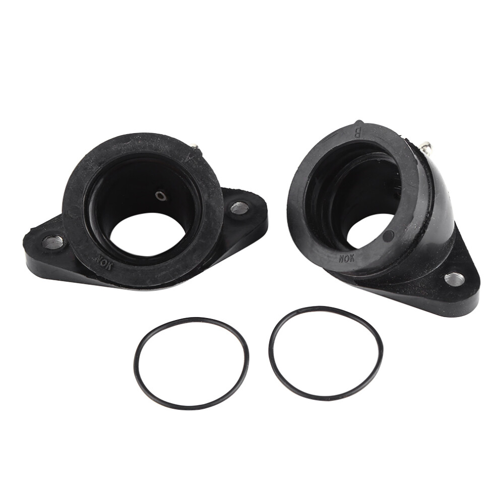 Motorcycle Carburetor Intake Manifold, Insulator Joint Carb Flange Adapter For Yamaha Xv400 Xv500 Xv535, Intake Manifold Boots With Oil Resistant 9169997496942