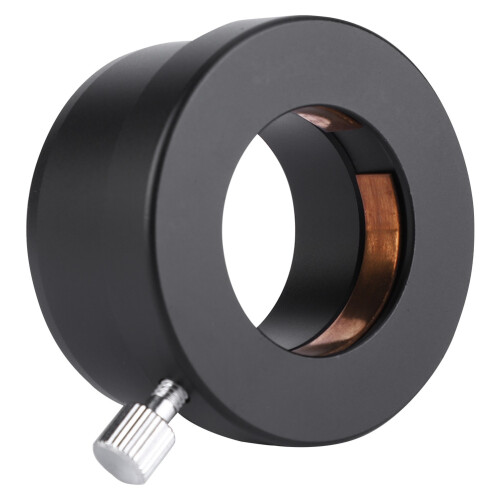 Adaptador de ocular para telescópio de 2 polegadas para 1,25 polegadas, construção de precisão em liga de alumínio resistente a arranhões. 1