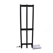 Toallero de fácil instalación para baño, montaje en pared, soporte para toallas enrollables de 3 barras, construcción robusta de metal, estante