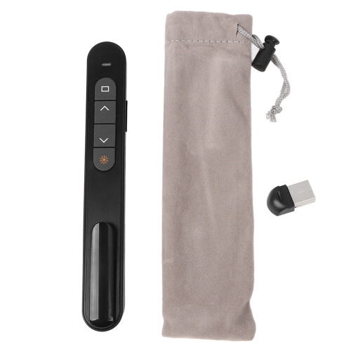 Wireless Presenter For Professional Presentations, Presentation Clicker With 2.4G RF Technology Slide Advancer And Volume Control, Plug & Play