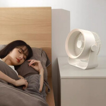Compact Design Air Circulator Fan with Versatile Installation Options, Rechargeable Battery Operated Desk Fan Featuring Energy Efficient Brushless DC