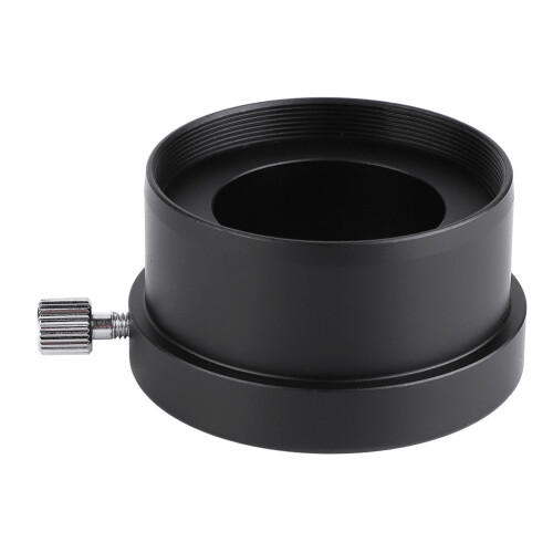 Adaptador de ocular para telescópio de 2 polegadas para 1,25 polegadas, construção de precisão em liga de alumínio resistente a arranhões. 2