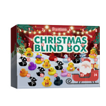 Perfeito para todos os tipos de decorações de Natal, adicionando diversão festiva à sua casa, calendário do Advento interativo com patinhos de