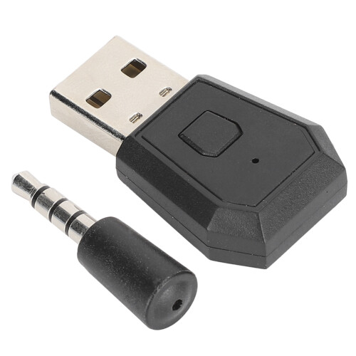 Προσαρμογέας Bluetooth Dongle για PS4PS5, Δέκτης ασύρματου προσαρμογέα ήχου Bluetooth4.0USB με 2