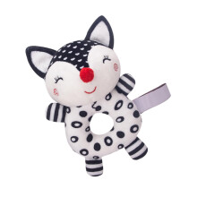 Handheld Rattle Toy Plush Animal for Auditory Stimulation in Toddlers, Safe and Easy to Grasp for Early Learning Activities