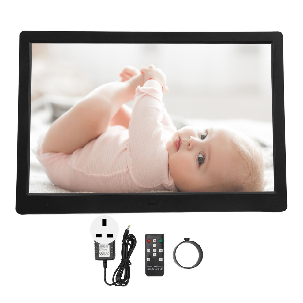 Digital Photo Frame With 14.1 Inch Ips Screen, Hd 1280X800 Resolution For Vivid Image Display, Adjustable Brightness Setting, Supports Breakpoint 9009791593587