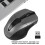 Mouse sem fio de ampla compatibilidade com design ergonômico para laptops, desktops e PCs, DPI ajustável, cinza. 7