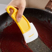 Küchenschaber mit flexiblem Design, kratzfreier Silikonspatel für beschichtete Pfannen, lebensmittelechter Silikon-Rührschaber für effizientes