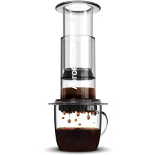 3in1 Portable Coffee Maker with Grit Brew, Shatterproof French Press for Camping and Travel