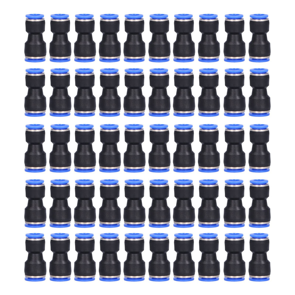 Pneumatic Reducing Connector 50Pcs Stainless Steel Push In Fittings For Pu Tubes Pg1210 Reducer 360 Rotation 0.11.5Mpa 9189345366536
